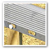 Resilient bar, a vibration absorbing steel channel