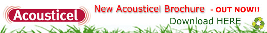 Acousticel logo and Acoustic el Brochure download link