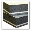 Black non-flammable FRFFB6 soundproofing foam