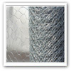 upright roll of wire netting or chicken wire