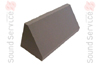 grey, horizontal triangular acoustic corner trap