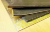 three layers of Dedsheet sound insulating and vibration damping sheet