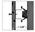 cross section of fitted GenieClip system