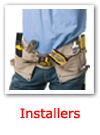 workman with tool belt and tools