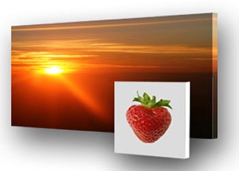 Photosorption we print your image or logo on these sound absorbing wall panels