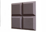 nest of four 2” (50mm) Tegular sound absorbing tiles for studios