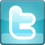 Twitter logo and link